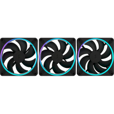Fractal Design Momentum 14 RGB 3-pack černý