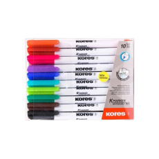 Kores K-MARKER popisovače na bílé tabule s tenkým hrotem 10 kusů