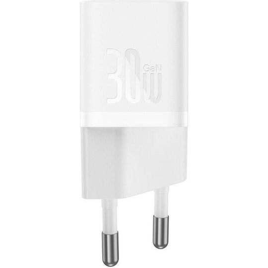 Baseus Rychlonabíječka do sítě GaN5 Mini 30W EU bílá