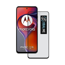 OBAL:ME 5D tvrzené sklo Motorola G15/G15 Power černé