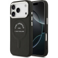 Karl Lagerfeld PU RSG Logo MagSafe kryt iPhone 17 Pro Max černý