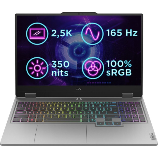Lenovo LOQ 15IRX10 (83JE00W4CK) šedý- záruka na 3 roky po registraci