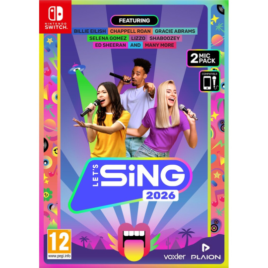 Let’s Sing 2026 + 2 mikrofony (Switch) Let’s Sing 2026 + 2 mikrofony (Switch)