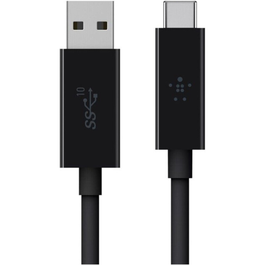 Belkin USB-C/USB-A 3.1 kabel, 0,9m, 10 Gb/s, černý Belkin USB-C/USB-A 3.1 kabel, 0,9m, 10 Gb/s, černý