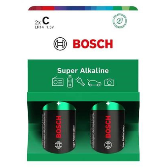 Bosch LR14SA2B/00 Super Alkaline (Blistr 2 ks)