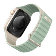 UNIQ Revix Evo oboustranný řemínek Apple Watch 42/41/40/38mm (mentolový/béžový)