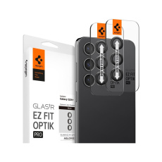 Spigen Glass tR EZ Fit Optik Pro 2 Pack Samsung Galaxy S24+ černý