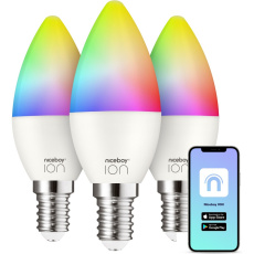 Niceboy chytrá žárovka ION SmartBulb RGB E14 6W (set 3 ks)
