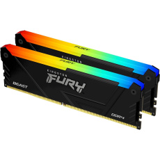 Kingston FURY Beast RGB DDR4 16GB 3200MT/s CL16 DIMM (2x8GB) XMP Kingston FURY Beast RGB DDR4 16GB 3200MT/s CL16 DIMM (2x8GB) XMP