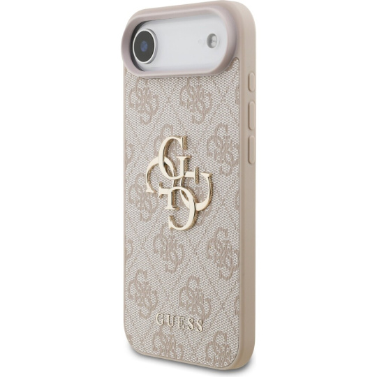 Guess PU 4G Metal Logo kryt iPhone Air růžový