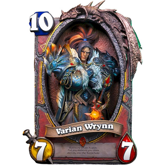 Soška Blizzard Hearthstone - Varian Wrynn Art Frame