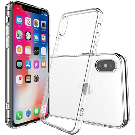 Smarty ultratenké TPU pouzdro 0,3mm Apple iPhone XS čiré