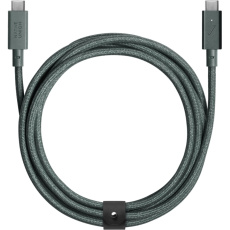 Native Union Belt Cable Pro USB-C 240W nabíjecí kabel, 2,4m, zelený