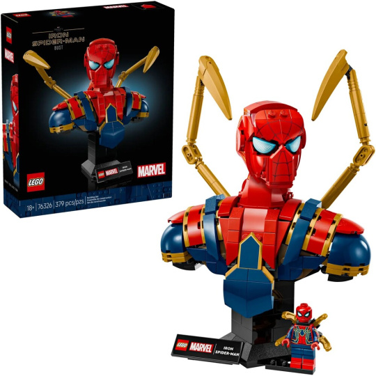LEGO Marvel 76326 Busta Iron Spider-Mana