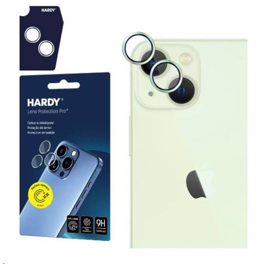 3mk ochrana kamery HARDY Lens Protection Pro pro iPhone 15/15 Plus Green