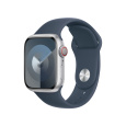 Apple Watch 49/45/44/42mm bouřkově modrý sportovní řemínek S/M