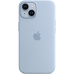 Apple silikonový kryt s MagSafe na iPhone 14 blankytný