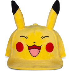 Kšiltovka Pokémon - Happy Pikachu (plyšová)