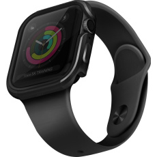 UNIQ Valencia kovové pouzdro Apple Watch (44mm) tmavě šedé