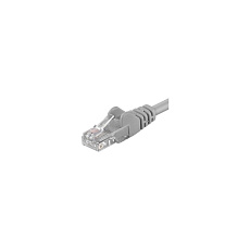 PremiumCord RJ45/RJ45 Cat6 UTP patch kabel 50m šedý