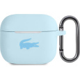 Lacoste Liquid Silicone Glossy Printing Logo pouzdro AirPods 3 modré