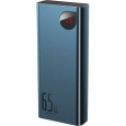 Baseus Adaman Metal 20000mAh, 65W modrá