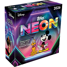 Sběratelské karty Topps 2026 Disney Neon - Mega Box