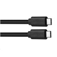 Datový a nabíjecí kabel USB Type-C - USB Type-C, 100cm, černá