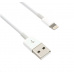 C-TECH kabel USB 2.0 Lightning (IP5 a vyšší) nabíjecí a synchronizační kabel, 2m, bílý