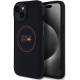 Oracle Red Bull Racing PU Leather Red Ring MagSafe kryt iPhone 13 modrý