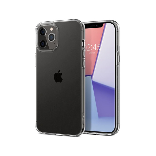 Spigen Liquid Crystal kryt iPhone 12 / 12 Pro čirý