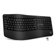 CONNECT IT FOR HEALTH Ergonomická klávesnice ErgoOffice, Bezdrátová, CZ+SK, černá