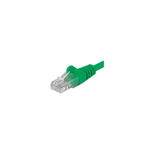 PremiumCord Patch kabel UTP RJ45-RJ45 CAT6 10m zelený