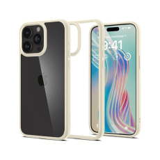 Spigen Crystal Hybrid kryt iPhone 15 Pro Max béžový