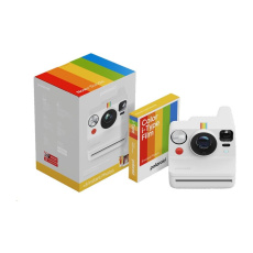 Polaroid Now+ Gen 3 White Bundle with Color Film (8 photos)