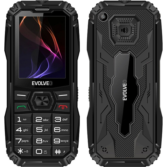 EVOLVEO MaxPhone A1 tlačítkový Dual SIM telefon černý