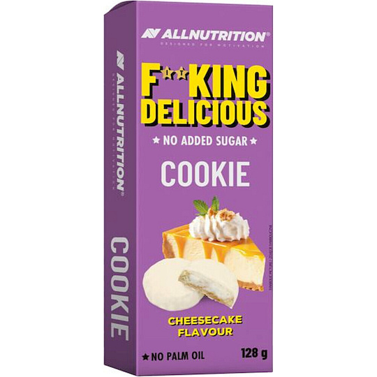 Sušenky F**KING Delicious Cookie - Cheesecake 128 g