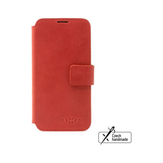 FIXED ProFit kožené pouzdro Apple iPhone 15 Pro Max červené