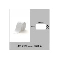 Niimbot štítky R 45x20mm 320ks pro B21, B21S, B3, B1S bílé