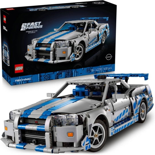LEGO Technic 42210 2 Fast 2 Furious Auto Nissan Skyline GT-R (R34)
