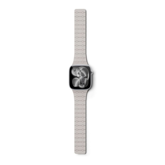 Epico Magnetic+ silikonový řemínek pro Apple Watch 42/41/40/38mm hvězdně bílý