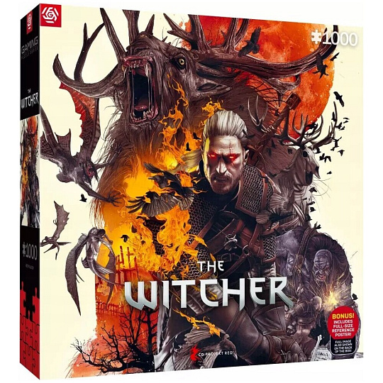 Gaming Puzzle: The Witcher (Wiedźmin) Monsters (1000)