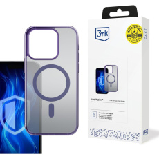 3mk ochranný kryt Frosty MagCase pro Apple iPhone 16 Pro Max fialová