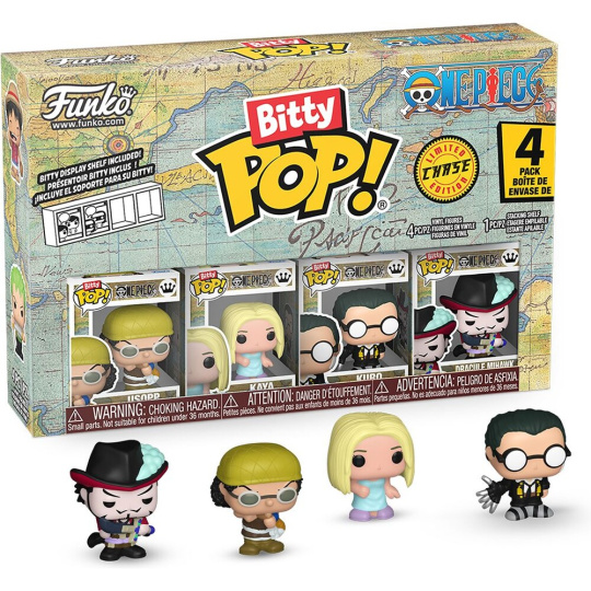 Funko Bitty POP! One Piece - Usopp 4 pack (Šance na chase) Funko Bitty POP! One Piece - Usopp 4 pack (Šance na chase)