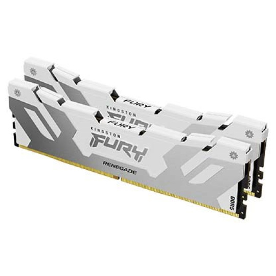 KINGSTON DIMM DDR5 64GB(Kit of 2) 6400MT/s CL32 FURY Renegade White XMP