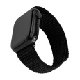 FIXED Nylon Sporty Strap řemínek Apple Watch 42/44/45mm, černý