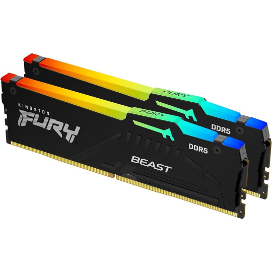 Kingston FURY Beast 32GB 6000MHz DDR5 CL36 DIMM (2x16GB) RGB AMD EXPO