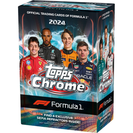 Karty Formula 1 Topps 2024 Chrome Formula 1 - Value Box (Exclusive)