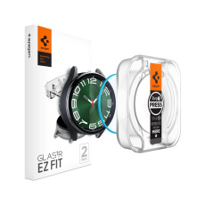 Spigen Glass tR EZ Fit 2 Pack ochranné sklo pro Samsung Galaxy Watch6 Classic 47mm