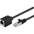 PremiumCord RJ45/RJ45 Cat5e FTP prodlužovací patch kabel 10m černý